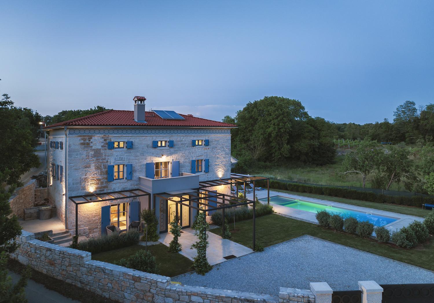 Villa Pi For 8 People In Central Istria With Heated Pool & Large Garden Tinjan Exterior photo
